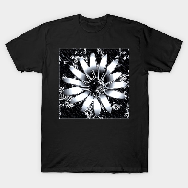 metallic flowers T-Shirt by robelf